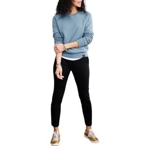 American Giant Womens Cigarette Leg Ponte Pants in Black Size 4